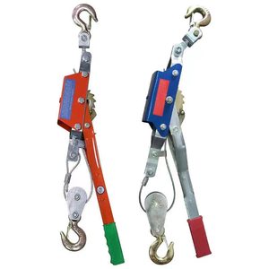Treuil <span class=keywords><strong>manuel</strong></span> à câble à cliquet industriel OEM 1 tonne 2 tonnes avec pinces pour le tensionnement - Product Image 3