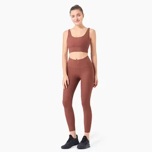 Manufacturers Wholesale Custom Yoga Pants Breathable Woman Sports Set Oversized Gym Fitness Sets