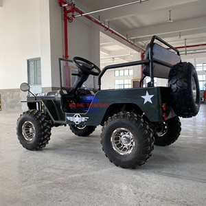 Mini Jeep tout-terrain abordable, UTV 2 places, buggy des dunes (style Willys) à vendre - Product Image 2