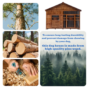 Casetta in Legno da Esterno con Riparo e Recinto - Grande Casa Moderna Contemporanea per Famiglie, Ideale per Ville e Appartamenti - Product Image 6