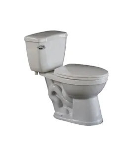 Toptan banyo beyaz seramik sifon kızarma 300mm çukur aralığı yan basarak bir parça formu TSW-3450 klozet