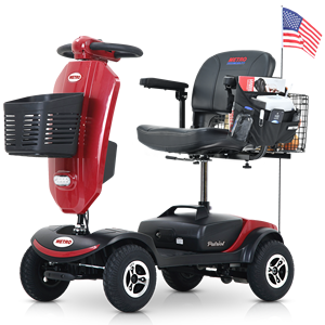 Scooters électriques légers et pliables à quatre roues pour personnes âgées et handicapées - Product Image 1