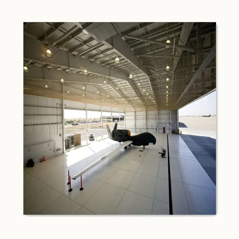 Vorgefertigte H-Träger Stahl konstruktion Fabrik Lager Metall Flugzeug Hangar Gebäude
