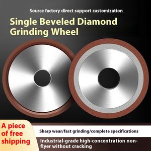 Meule diamantée à biseau simple, liée au céramique, 80 #   Lame de scie à grains, Fraise, Outil de tournage, Foret, Meuleuse d'angle - Product Image 3