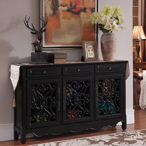 Umwelt freundliche solide nordische Buffets chrank Side board <span class=keywords><strong>hand</strong></span> bemalte antike Oberfläche für Esszimmer Küche Home Entry Wohnzimmer - Product Image 4