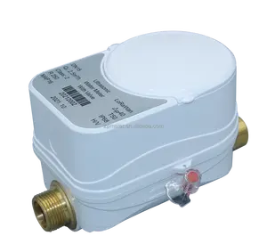 Ultrasonic Smart Life Water Flow Meter With Valve Control Via Tuya Smart APP Remote Reading