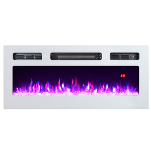 <span class=keywords><strong>Chimenea</strong></span> Eléctrica de <span class=keywords><strong>Pared</strong></span> <span class=keywords><strong>Pequeña</strong></span> con LED Blanco de 32 Pulgadas para Sala de Estar - Product Image 3