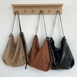 Bolsos de Mano Grandes de Alta Calidad para Mujer, Bolsos de Hombro de Gamuza con Logotipo, Nuevos Modelos - Product Image 1