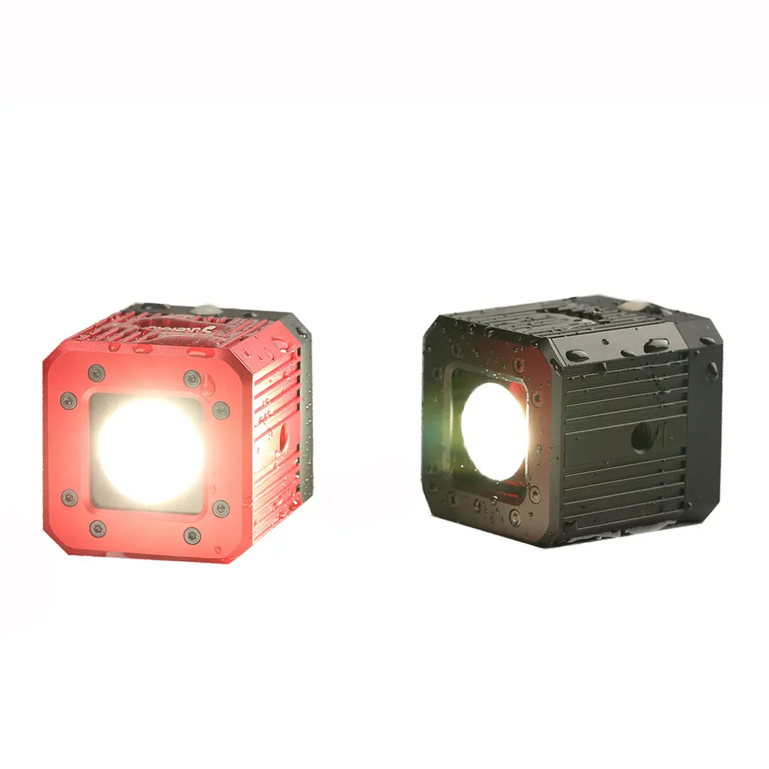 MINI luz LED COB para estudio fotográfico, lámpara de vídeo recargable, portátil