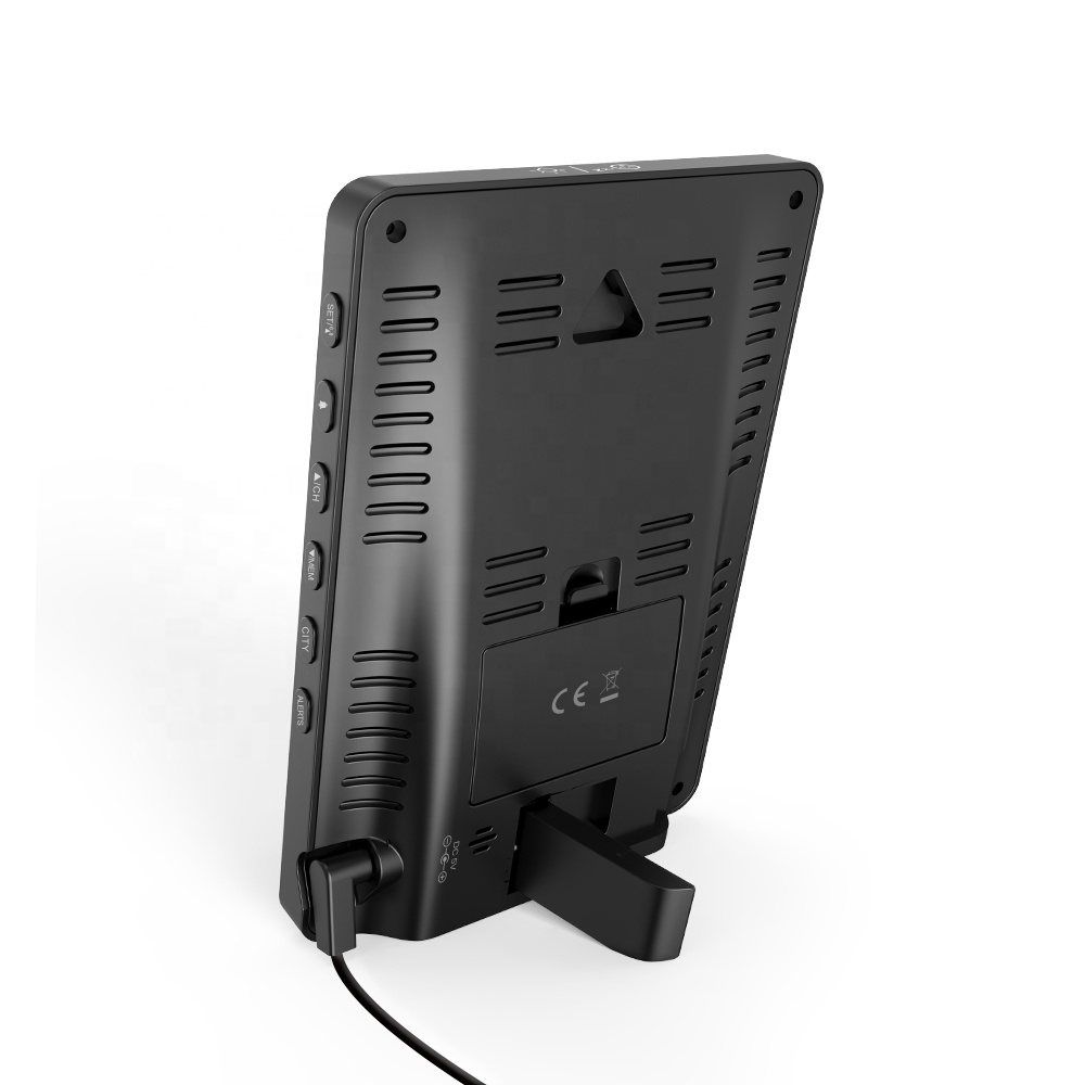 Цифровая метеостанция BALDR B0360 DCF, комнатный и уличный термометр, гигрометр, прогноз погоды с Лунной фазой