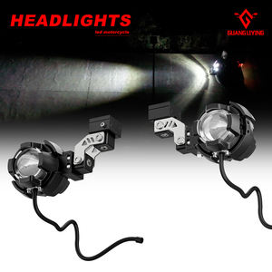 Conduite DRL + Avertissement 2in1 Combo Aux phares <span class=keywords><strong>avant</strong></span> Led Upgraded Scooter ou Moto Embedded Grille Mount Anti-Fog Spotlights - Product Image 2