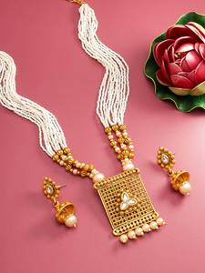 L'ensemble de bijoux à chaîne polie longue durée de style attrayant comprend des boucles d'oreilles pour les fonctions de fiançailles pour les dames pour la vente à l'exportation - Product Image 6