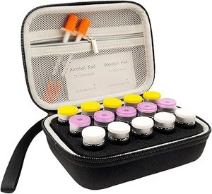 Estuche Portaviales de EVA Personalizado Directo de Fábrica para Insulina y Péptidos, Bolsa de Almacenamiento de Viaje a Prueba de Golpes - Product Image 1