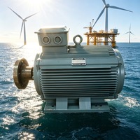 Alternateur d'éolienne triphasé haute puissance, protection IP68, générateur de puissance à moteur à aimant permanent 100 % cuivre
