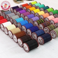 Hilo de poliéster encerado WEIXIN M50 (0,55mm) 50 m/rollo de hilo de joyería