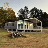 Maison préfabriquée à double aile pliable sur mesure Conteneur extensible de 3 chambres à coucher avec structure en acier métallique préfabriqué de luxe à double aile