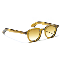 Lunettes de soleil Finione Summer Lime Green Candy Lens pour hommes et femmes, en acétate, rectangulaires, cool