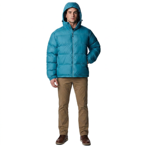 Nouveautés - Vente en gros - Veste matelassée en toile de haute qualité - Logo sur le devant - Style streetwear - Veste d'hiver pour homme - Fabriquée au Pakistan - Product Image 1