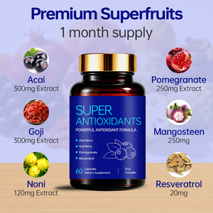 Cápsulas de Súper Antioxidantes OEM, Fórmula Premium con Extracto de Goji y Granada para Apoyo Nutricional - Product Image 5