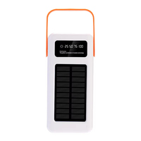 Banco de Energía Solar de Gran Capacidad con 3 Cables Integrados, 70000mAh, Carga Inalámbrica Tipo-C, Carga Rápida para Viajes al Aire Libre