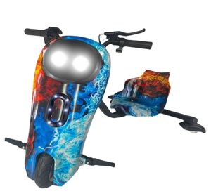 Kart tricycle <span class=keywords><strong>électrique</strong></span> à dérive réglable de 8 pouces-équipé d'un repose-pieds antidérapant et de roues en PU - Product Image 2