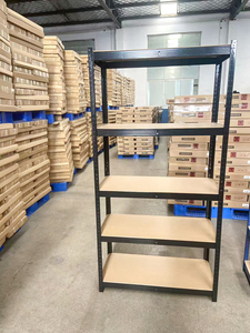 Warehouse Shelving Unit Metal Storage Garage <b>Shelves</b> <b>Adjustable</b> Corrosion Powder Coated Boltless Rack - Product Image 3