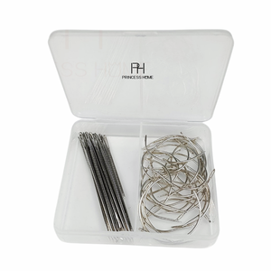 Herramientas para Extensiones de Cabello 4 Agujas de Tejer 1 Soporte de Cobre Ventilador y Ganchos de Ventilación para Hacer Pelucas - Product Image 6