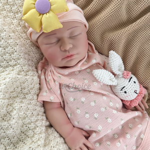 ตุ๊กตาซิลิโคนทั้งตัว ขนาด 55 ซม./22 นิ้ว ดีไซน์ใหม่ ขายดี น่ารัก สัมผัสนุ่ม กันน้ำ หลับตา ปากเปิดได้ แบบสั่งทำ - Product Image 4