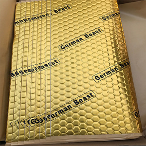 Tapis d'amortissement acoustique viscoélastique feuille d'aluminium caoutchouc butyle feuille d'amortissement de voiture feuille d'amortissement du bruit de voiture - Product Image 3