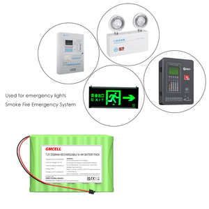 Pack de batteries Ni-MH personnalisé 6S1P 2500mAh 7.2V pour détecteurs de fumée, détecteurs médicaux et de jouets, et lampes de poche - Product Image 5