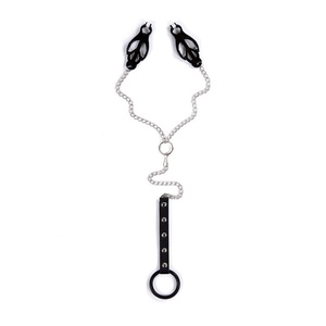 Pinza Metálica para Pezones Masculinos con Cadena, Pinza para Pene, Productos Sexuales - Product Image 1