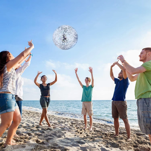 Lgm tùy chỉnh rõ ràng PVC đầy màu sắc tùy chỉnh đồ chơi ngoài trời thổi lên bãi biển bóng sinh thái thân thiện PVC <span class=keywords><strong>Inflatable</strong></span> bãi biển khổng lồ bóng - Product Image 3