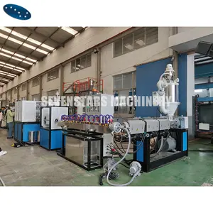 Automatic Rubber Water Pipe Extruder Machine 3 layers Fiber stroner Hose PVC Pipe Production Line