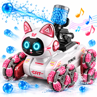 Robot Anjing Plastik 8 Roda, Kontrol Gerakan Cerdas, Mainan Robot Mekanik Elektrik, Kucing Elektrik, Mainan Anak Pintar