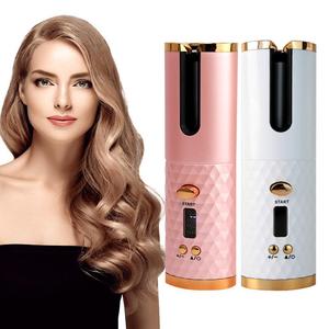 Wholesale Custom Wand <b>Cordless</b> Heated Hair <b>Curler</b> Professional Automatic Rotating Hair Iron for Hair - Product Image 3