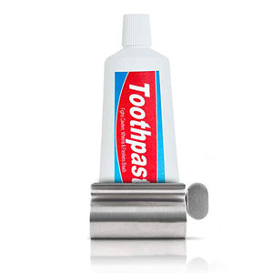 Metalen Buis Rollende Tandpasta Squeezer Badkamer Accessoires Roestvrij Staal 304 Tandpasta Dispenser - Product Image 1