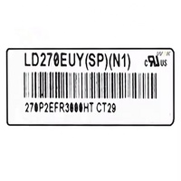    LD320EUY-SPN1 32 Inci LVDS 57 Pin IPS Layar TV Pengganti FHD LD270EUY-SPN1 Panel Layar LCD Open Cell