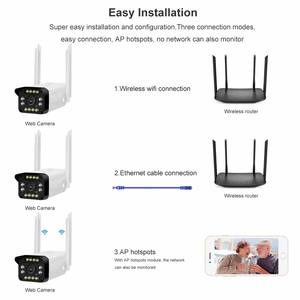 PIX-LINK 4G <span class=keywords><strong>Wifi</strong></span> Cámara 2,4G Protección DE SEGURIDAD Survalance IR Visión nocturna Detección de movimiento IP <span class=keywords><strong>Wifi</strong></span> Cámara para exteriores/interiores - Product Image 2