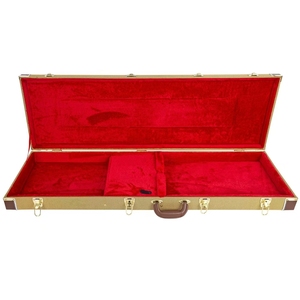 בד צהוב בד גיטרה חשמלית תיבה תיבת כלי עץ תיבת כלים תיבת פסנתר - Product Image 4