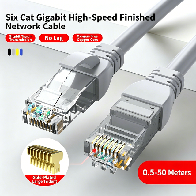 Small Batch Custom Brand Printing Cat5 Cat5E Cat8 UTP SFTP Patch Cord Low MOQ Manufacturer Supply