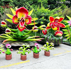 Modelo de <span class=keywords><strong>Chompers</strong></span> de simulación Mecánica Eléctrica de decoración de plantas realistas artificiales para exposición de Parque Jardín Playhouse - Product Image 2