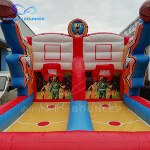 Tiro all'aperto <span class=keywords><strong>basket</strong></span> buttafuori gioco sportivo gonfiabili per bambini parco <span class=keywords><strong>giochi</strong></span> sport interattivo gioco di <span class=keywords><strong>basket</strong></span> - Product Image 3