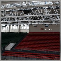 Structure en acier sur mesure pour toit de stade, treillis spatial, grande portée, sans colonnes, pour bâtiment de tribune avec auvent