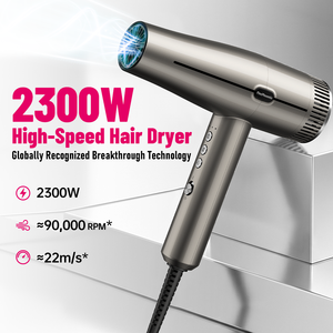 Asciugacapelli Professionale Ionico FirePhoenix M3 2300W, Alta Velocità 90000RPM, 220-240V, <span class=keywords><strong>per</strong></span> Uso in Salone e Barbiere - Product Image 2