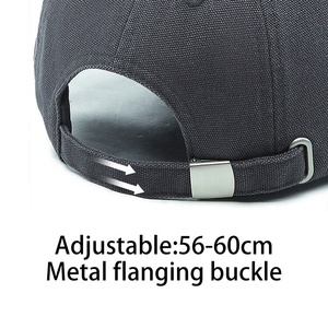 Cappellini da Baseball alla Moda Sportivi con Patch in Pelle Personalizzata 6 Pannelli in Poliestere/Cotone Portatili e Facili da Riporre - Product Image 5