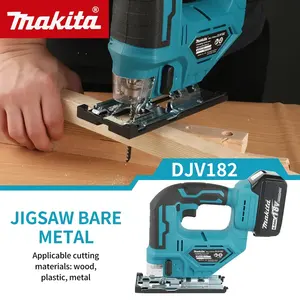 Makita <span class=keywords><strong>18V</strong></span> 300W Mini scie sauteuse électrique sans balais à grande vitesse Modèle DJV182 0-2700 tr/min Course de 80 mm Angle de coupe de 45° Bois - Product Image 2