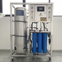 Grand équipement commercial de traitement de l'eau par osmose inverse purificateur d'eau désionisé à boire direct 1 an d'eau pure 220v