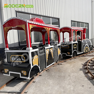รถไฟเหล็กสำหรับเด็ก ได้รับการรับรองมาตรฐาน CE รับประกัน 12 เดือน สำหรับสวนสนุกและห้างสรรพสินค้า พร้อมราง - Product Image 3