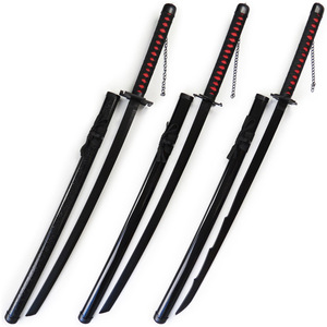 <span class=keywords><strong>Katana</strong></span> de jouet en bambou stylisé japonais de 100 cm environ, avec manche en ABS de qualité supérieure, idéal pour les tenues de cosplay d'anime - Product Image 1