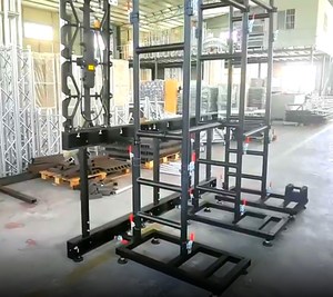 Soporte de Piso para Pantalla LED de Video Wall con Altura Ajustable, Elevado, de 0.7m a 1.5m (2.3 pies a 5 pies), Estilo Colgante y de Suelo - Product Image 6